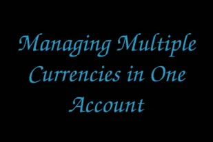 Managing Multiple Currencies in One Account